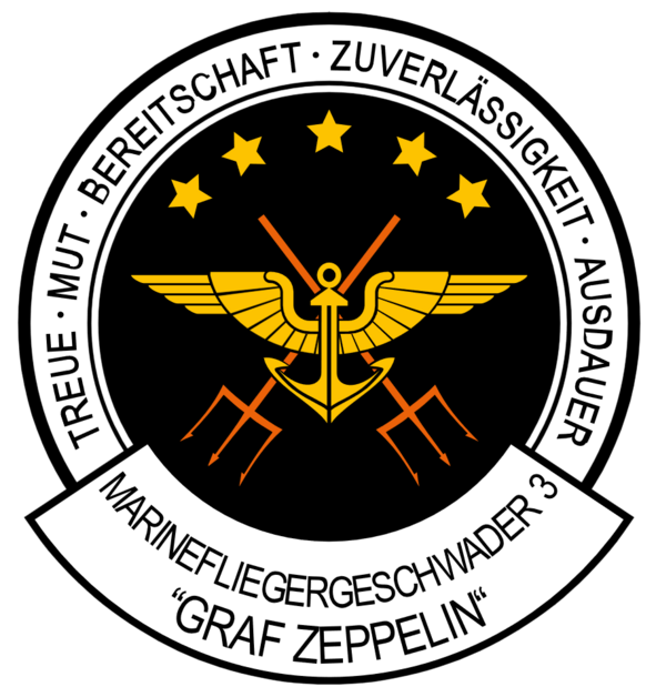 Wappen des Marinefliegergeschwaders 3 „Graf Zeppelin“