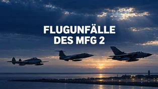 Sea Hawk, F-104 Starfighter und Panavia Tornado des MFG 2 über einem Marinefliegerhorst bei Sonnenuntergang