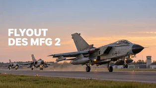 Mehrere graue Marine-Tornados beim Flyout des MFG 2 auf der Startbahn in Eggebek