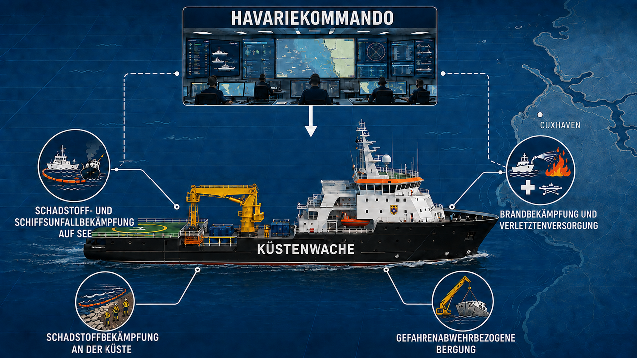 Havariekommando. Bild: KI-generiert / Marineflieger.de